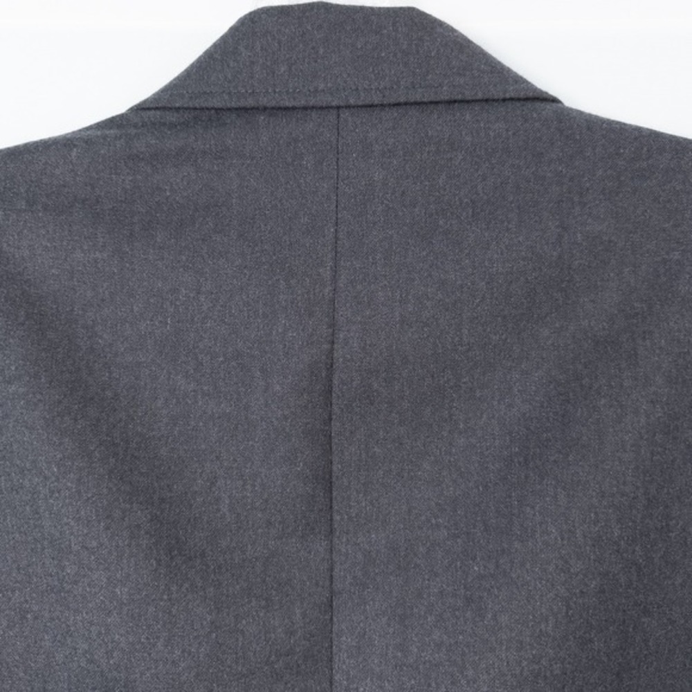 J Crew Wool One Button Blazer Jacket Womens Medium Dark Gray Office Career READ - Picture 9 of 16